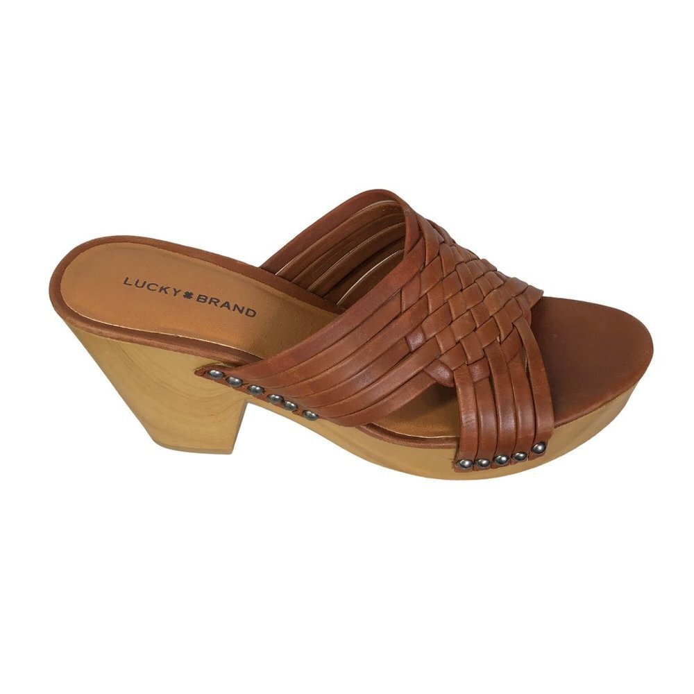 Lucky Brand Tellimi Platform Sandals 8.5 New Without Box